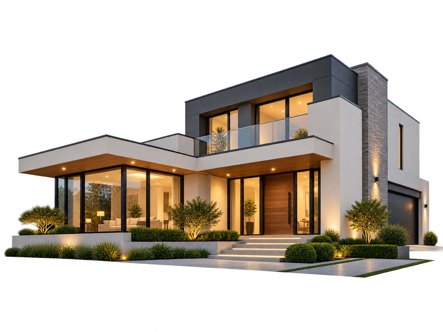 Modern home representing a brighter financial future